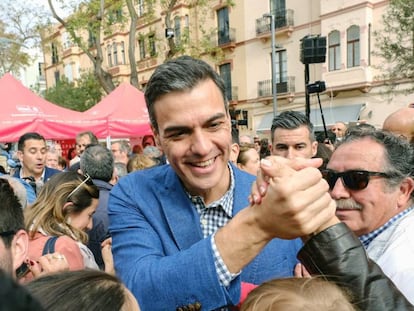 En vídeo, Pedro Sánchez, durante un acto electoral en Ibiza.