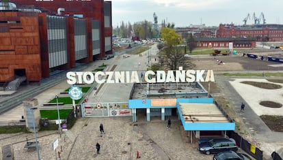 Puerta número 2 de los astilleros Lenin de Gdansk.