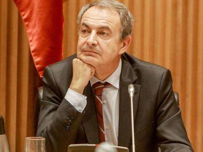 El expresidente del Gobierno, José Luis Rodríguez Zapatero, en un evento en el Congreso de los Diputados, el pasado 1 de octubre. En vídeo, un momento de la entrevista de Zapatero en el programa de la cadena SER 'A vivir que son dos días'.