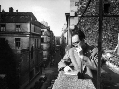 Albert Camus en una imagen de 1955.