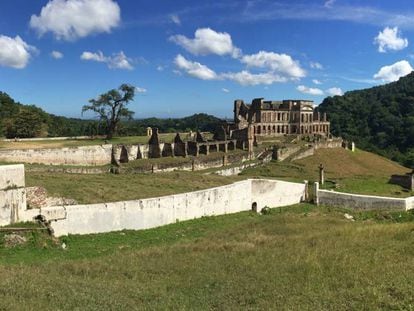 Las majestuosas ruinas del palacio de Sans Souci, Haití.