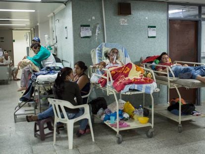 Fotografía tomada para la plataforma de salida de emergencia para migrantes y refugiados venezolanos en busca de atención médica para salvar vidas en Colombia. En la imagen, pacientes venezolanos ingresados en Hospital Erasmo Meoz en Cúcuta, Colombia.