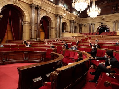 Pleno del Parlament celebrado este miércoles.