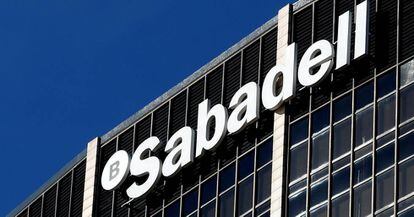 Sede operativa de Banco Sabadell en Barcelona. 