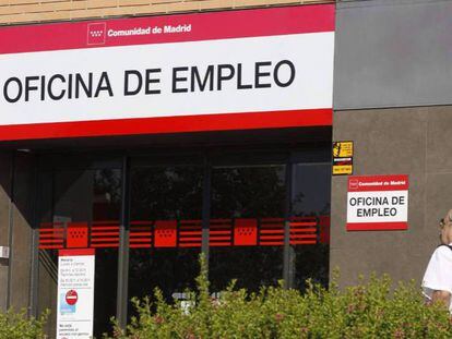 Una oficina de empleo en Madrid.