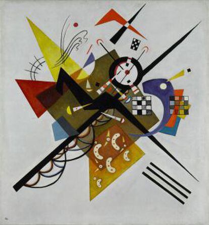 'Sobre blanco, II', 1923. Vasili Kandinsky.