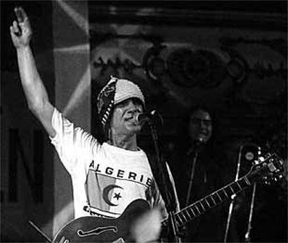 El cantante Manu Chao.