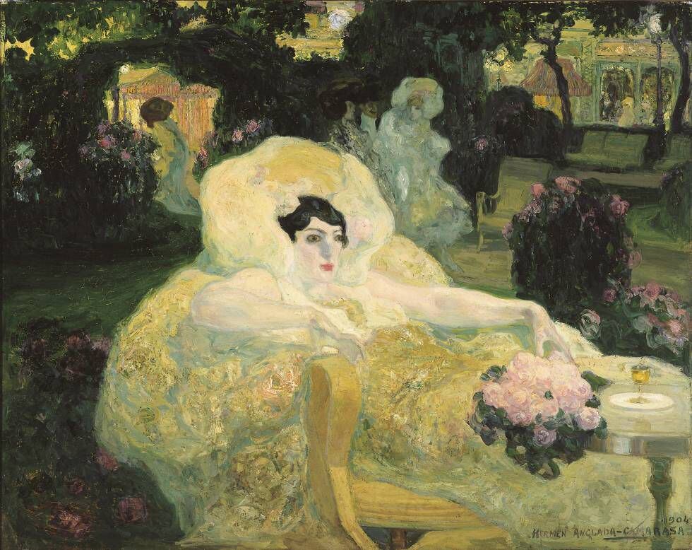 'Le paon blanc', de Anglada-Camarasa (1904).