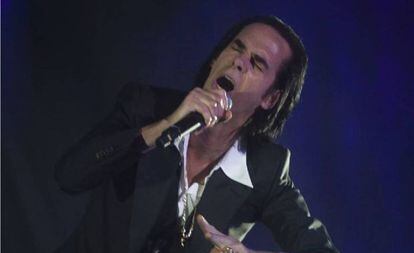 Nick Cave durante su concierto en el Primavera Sound 2018.