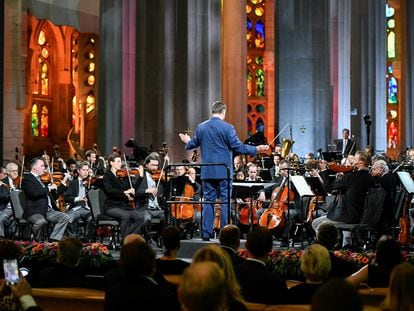 Concierto de la Filarmónica de Viena, el sábado, en la Sagrada Familia de Barcelona.