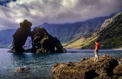 El Roque de la Bonanza, en la isla canaria de El Hierro.