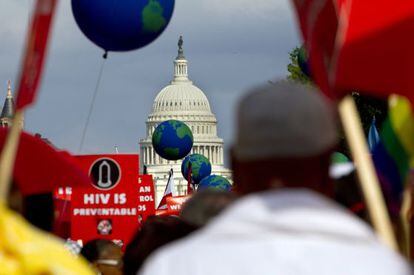 Marcha del Sida en Washington.