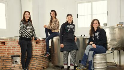 Las cuatro socias de Bailandera: Beatriz Pérez, Ana Lázaro, Clara Aguayo y Carmen Cuéllar.