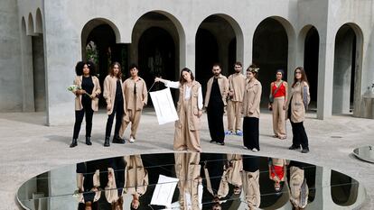 El desfil de la diseñadora Júlia G. Escribà en Barcelona 080 Fashion Week, en octubre de 2021.
