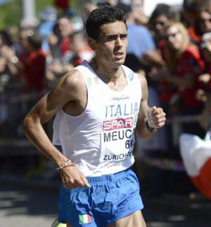 El campeón europeo Daniele Meucci durante la carrera.