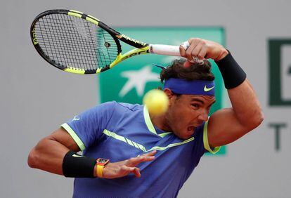 Nadal en Roland Garros.