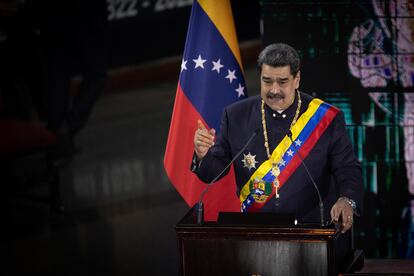 El presidente de Venezuela, Nicolás Maduro, la semana pasada en Caracas.