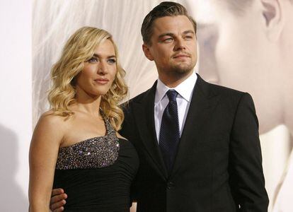 Winslet y DiCaprio, en la presentación de Revolutionary Road en 2008.