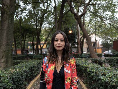 Vanessa Londoño, finalista al Premio Nacional de Novela, en Ciudad de México, en octubre de 2021.