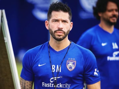 Benjamín Mora, director técnico mexicano del Johor, en Malasia.