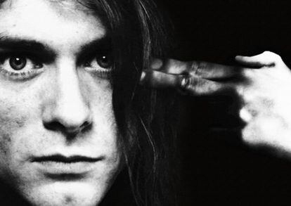 Kurt Cobain, fallecido l&iacute;der de Nirvana. 