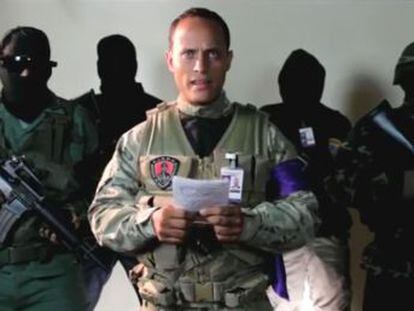 El capitán del helicóptero que atacó a balazos al Supremo de Venezuela, ha desarrollado también una incipiente carrera como actor