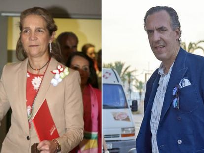Elena de Borbón y Jaime de Marichalar en imágenes de 2017.