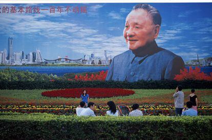 Cartel dedicado a Deng Xiaoping en Shenzhen, la primera ciudad que el líder planificó en 1978. 