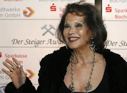 Claudia Cardinale, durante una reciente visita a Alemania.