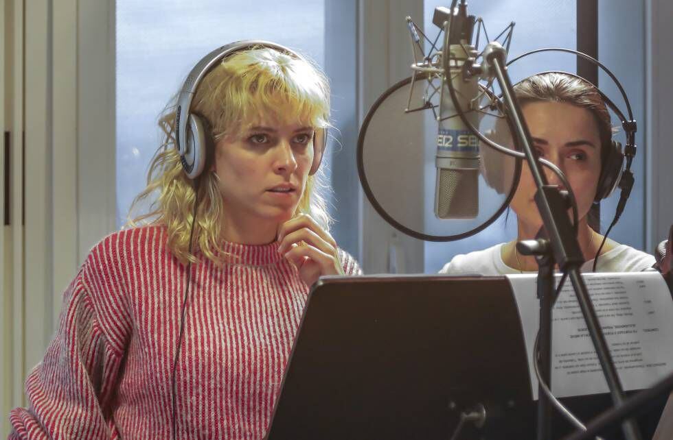 Maggie Civantos graba 'Mujercitas'.