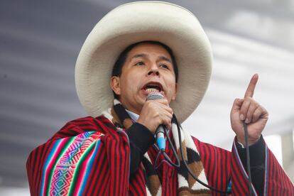 El presidente de Perú, Pedro Castillo