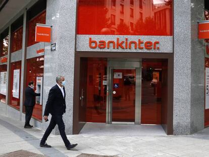 Oficina de Bankinter, en una imagen de archivo.