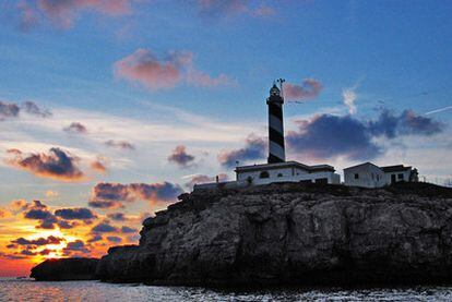 Faro de Cala Figuera, en Calvià, Mallorca.