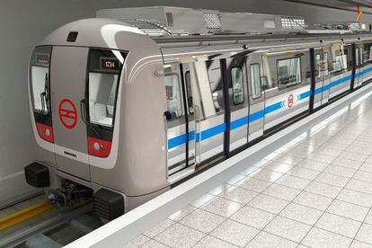 Bombardier ha participado en distintos procesos de liberalización ferroviaria en Asia y Europa. En la imagen, el metro de Nueva Delhi.