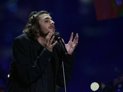 Salvador Sobral, el representante de Portugal, ganador de Eurovisión