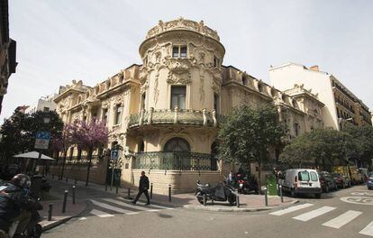 La sede de la SGAE en Madrid. 