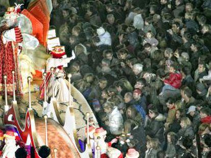 La Cabalgata de los Reyes Mayos de 2011 en Barcelona.