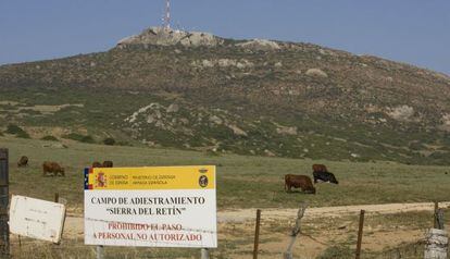 Campo de adiestramiento del Retín, en Barbate (Cádiz).