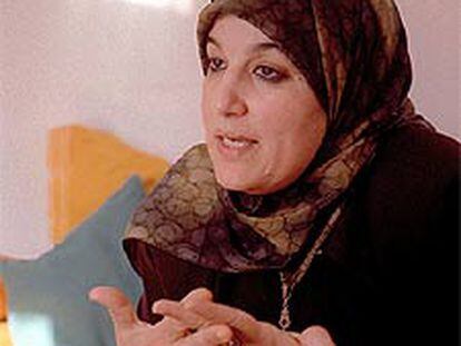 Nadia Yassin, portavoz del movimiento Justicia y Caridad.