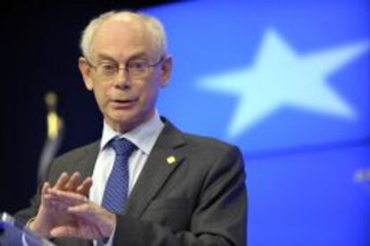 Herman Van Rompuy, presidente de la Comisi&oacute;n Europea.