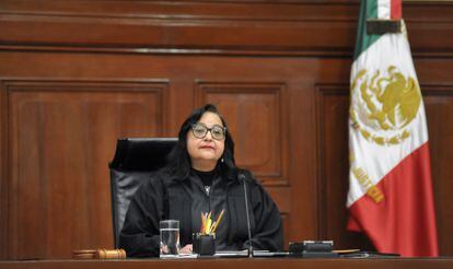 La ministra presidenta de la Suprema Corte, Norma Piña, el pasado 2 de enero.
