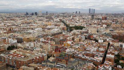 Vista panorámica de la capital desde Torrespaña, tomada en junio de 2012.