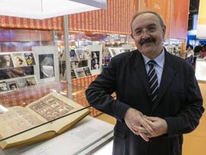 El historiador gallego Ram&oacute;n Villares, en la Feria del Libro de Buenos Aires.