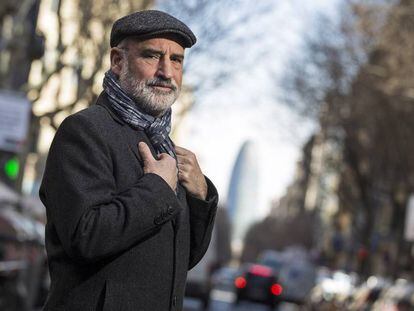 El escritor vasco Fernando Aramburu, el pasado febrero en Barcelona. 
