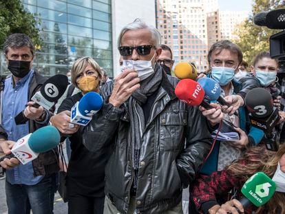 El autodenominado 'yonki del dinero', Marcos Benavent, a su llegada a los juzgados de Valencia el 27 de octubre.