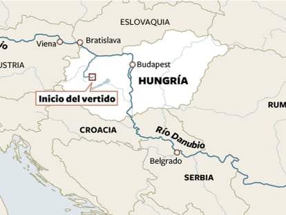 Mapa del Danubio