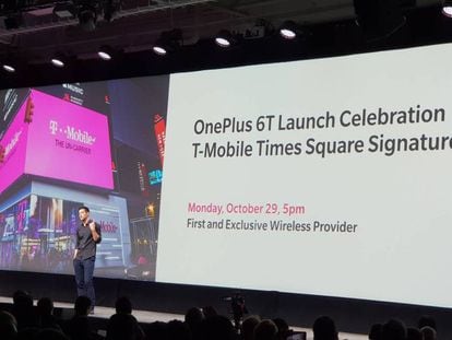 Presentación del OnePlus 6T en Nueva York.