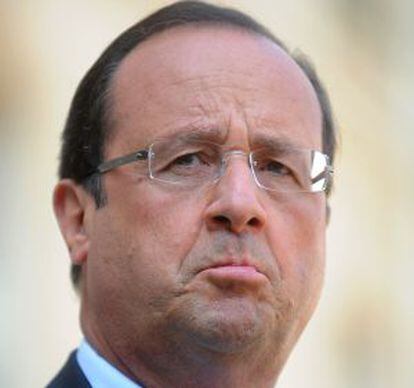 François Hollande, presidente francés.