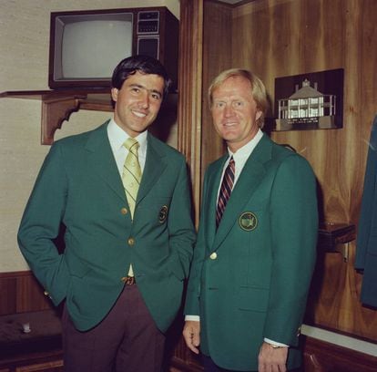 Seve y Nicklaus, en el Masters de 1981.