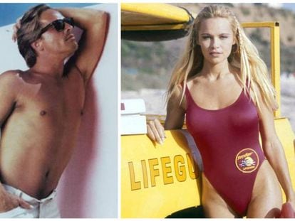El pecho depilado y metrosexual de Don Johnson en 'Corrupción en Miami' y la esculpida figura de una veinteañera Pamela Anderson en 'Los vigilantes de la playa'. Dos mitos sexuales de libro.